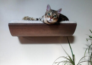 Akemi Tanaka Curve Wall-Mounted Cat Bed